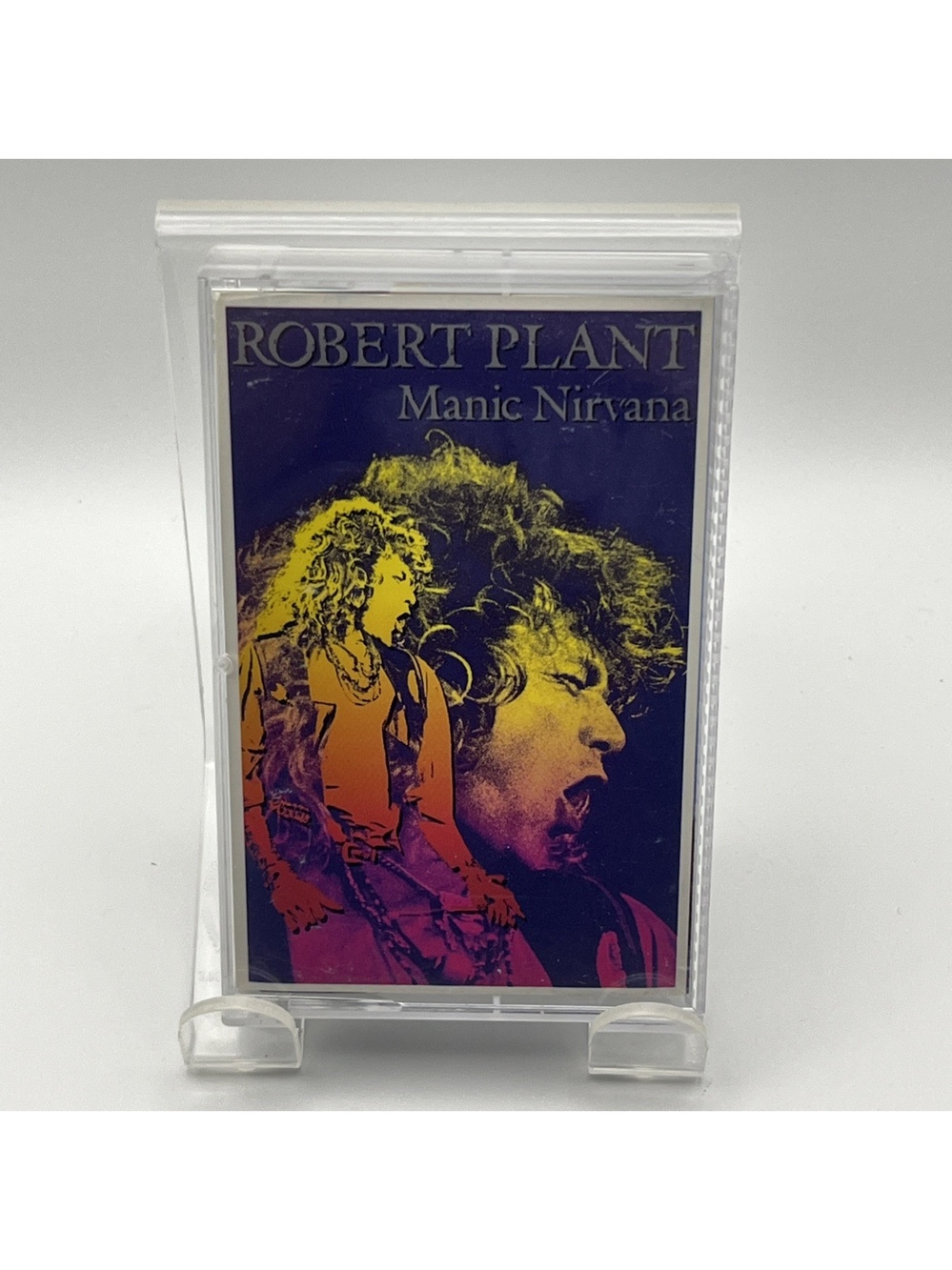 Robert Plant Manic Nirvana Cassette Tape Led Zepplin 1990 Classic Rock N Roll